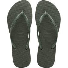 HAVAIANAS SLIM L 33/34 VERDE OLIVA