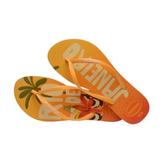 HAVAIANAS SLIM POSTCARD 33/34 AMARELO PO