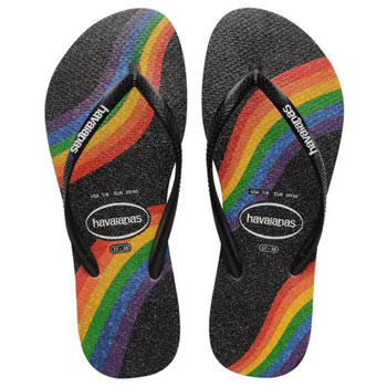 HAVAIANAS SLIM PRIDE RNBW 45/46 PRETO