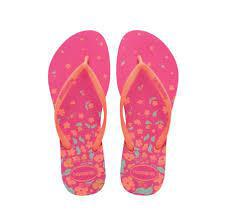 HAVAIANAS SLIM VISUALS FEM 37/38 ROSA FL