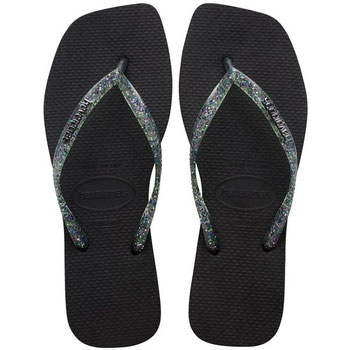 HAVAIANAS SQUARE LOGO MET 37/38 PRETA