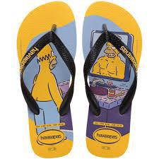 HAVAIANAS TOP SIMPSONS MASC 43/44 AMAREL