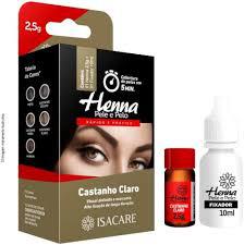 ISACARE TINTURA HENNA SOBRANCELHAS CASTA