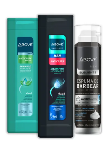 KIT ABOVE SH ANTICASPAS + ESPUMA DE BARB