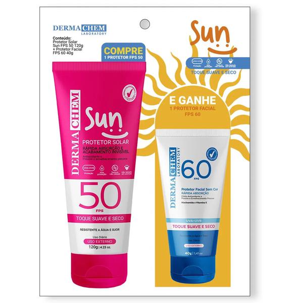 KIT DERMACHEM PROT SOLAR FPS50 120GR + P