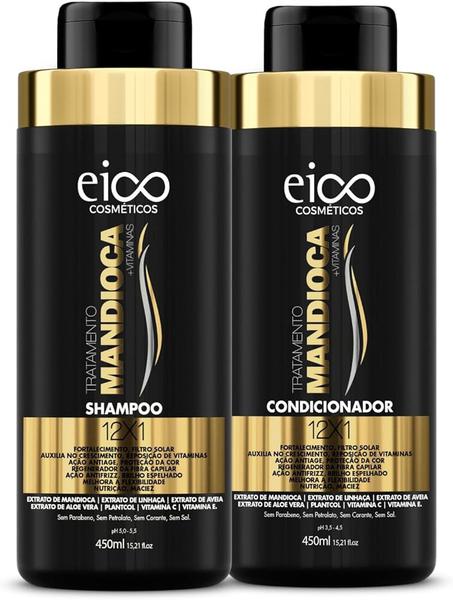 KIT CAPILAR EICO SH+COND MANDIOCA RECUPE