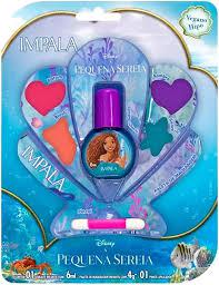 KIT MAQUIAGEM E ESM A PEQUENA SEREIA