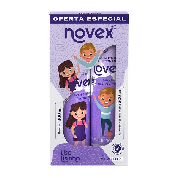 KIT NOVEX SHAMPOO + COND 300ML LISINHO