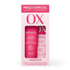 KIT OX SHAMPOO 375ML + COND 170 HIDRATA