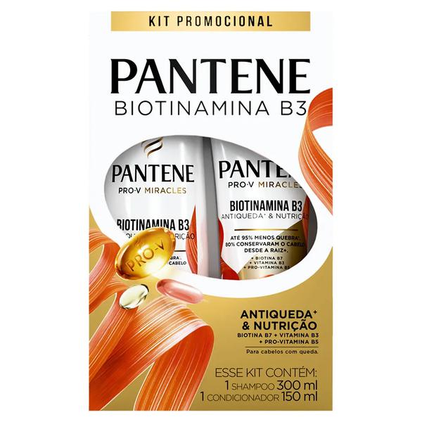 KIT PANTENE SH BIOTINAMINA B3 300ML+COND