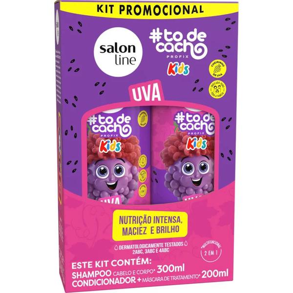 KIT SALON LINE SH 300ML + COND 200ML UVA