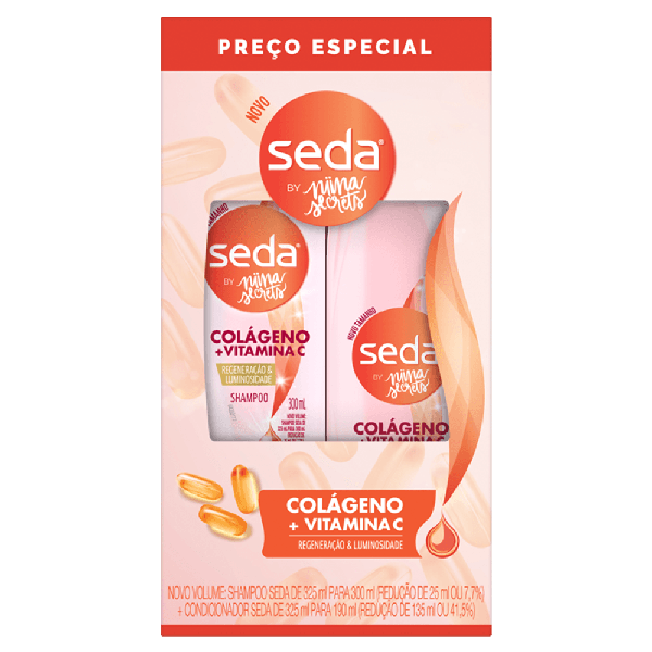 KIT SEDA SHAMPOO 300ML + COND 190ML COLA