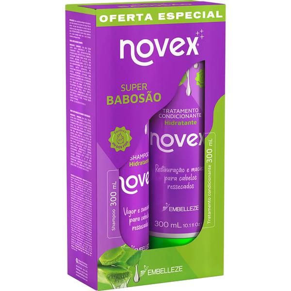 KIT NOVEX SHAMPOO + COND 300ML SUPER BAB