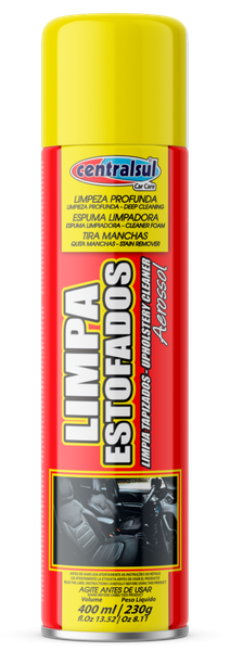 LIMPA ESTOFADOS CENTRAL SUL 400ML AEROSS
