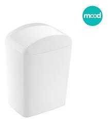 LIXEIRA BASCULANTE 40L BRANCA MOOD