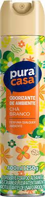 ODORIZANTE AERO PURA CASA 400ML CHA BRAN