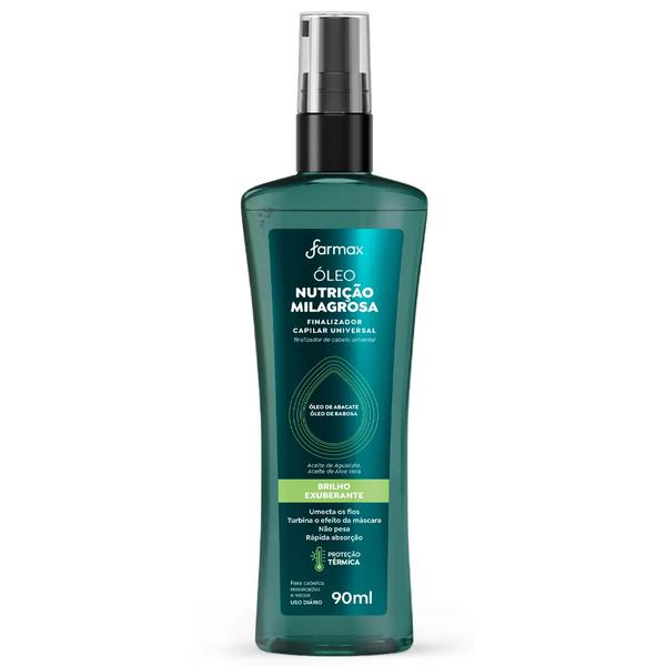 OLEO CAPILAR FARMAX 90ML NUTRICAO MILAGR