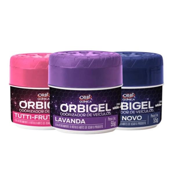 GEL ODORIZANTE ORBI 55G CARRO NOVO