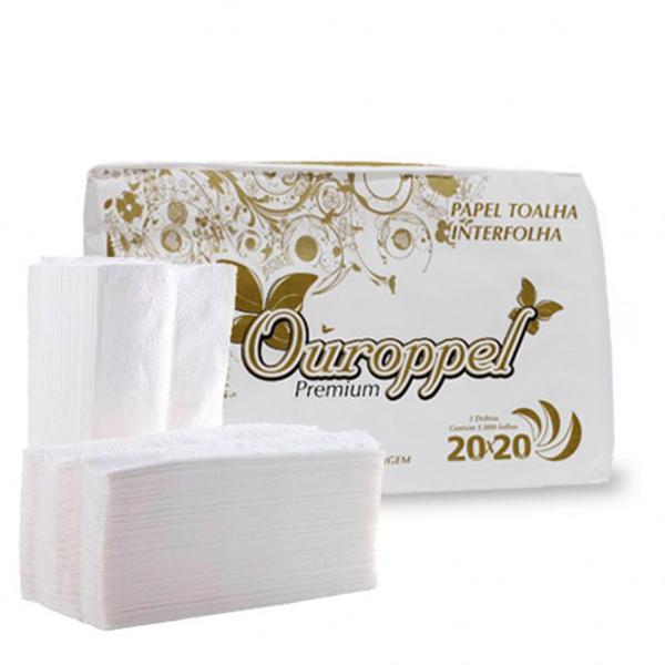 PAPEL TOALHA INTERFOLHA BRANCO 20X20 C/1