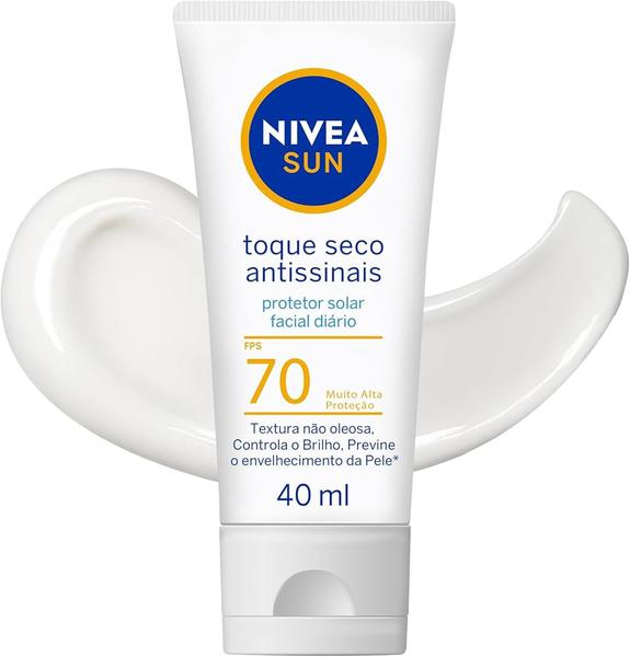 PROTETOR SOLAR FACIAL NIVEA 40ML FPS70 N