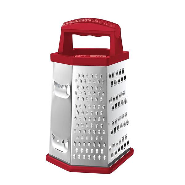 RALADOR 6 FACES 8 VERMELHO