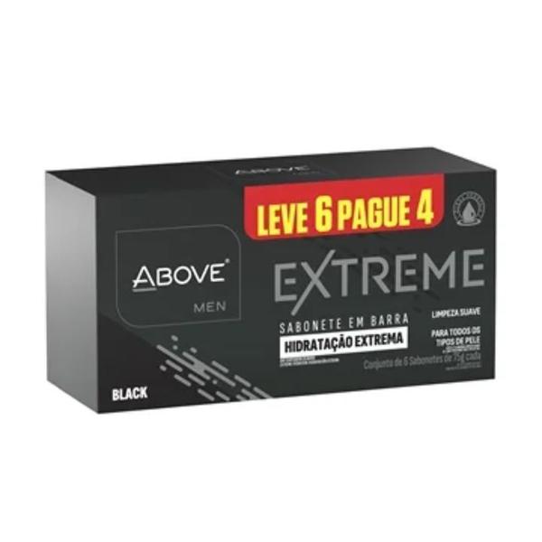 SABONETE ABOVE 75G EXTREME BLACK