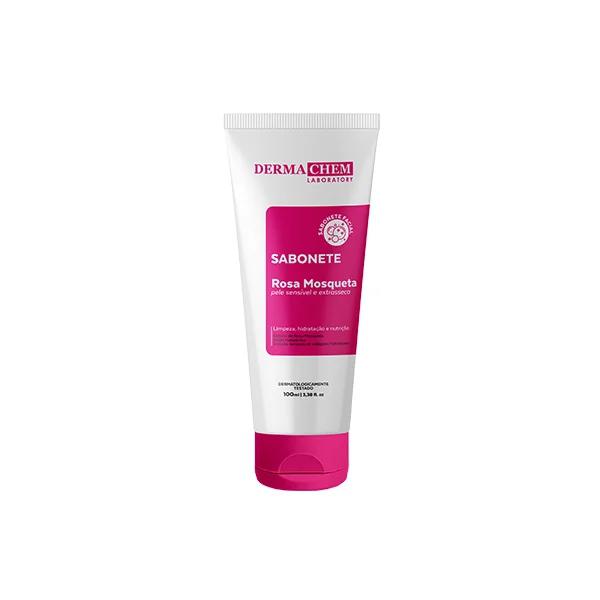 SABONETE FAC DERMACHEM 100ML ROSA MOSQUE
