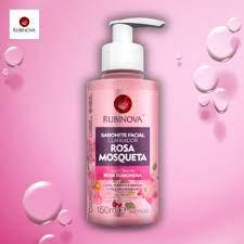 SABONETE FACIAL RUBINOVA 150ML ROSA MOSQ