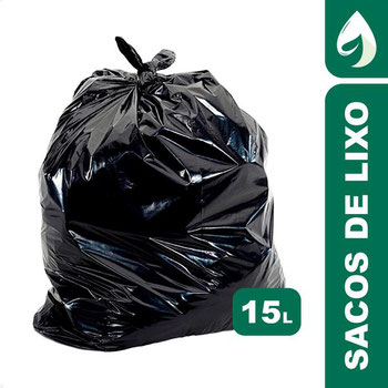 SACO LIXO ACAO FORTALEZA 15L 40SC ROLO