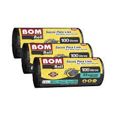 SACO P/ LIXO BAG 100L ROLL 25UN