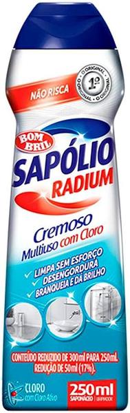 SAPOLIO RADIUM BOMBRIL 250ML CREM CLORO