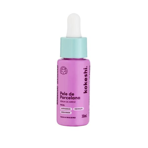 SERUM FACIAL KOKESHI 30ML PELE DE PORCEL