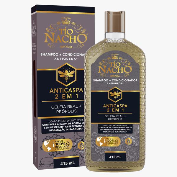 SHAMPOO TIO NACHO 415ML ANTICASPA 2 EM 1