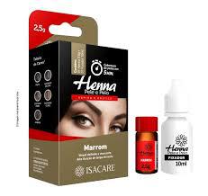 TINT HENNA ISACARE 2,5G SOBRANC MARROM