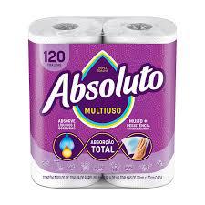 TOALHA DE PAPEL ABSOLUTO 2RL 120F