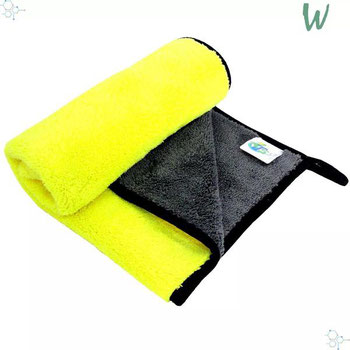 TOALHA MICROFIBRA AUTO DUPLA FACE AM/CZ