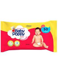 TOALHA UMED BABY POPPY 50UN CLASSIC