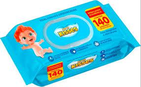 TOALHA UMEDECIDA SUPER KISSES 140UN C/TA