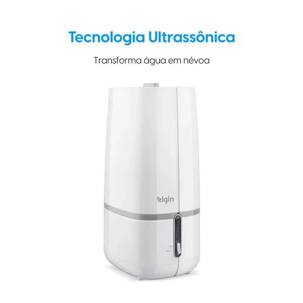 UMIDIFICADOR DE AR ELGIN 2L ULTRASSONICO