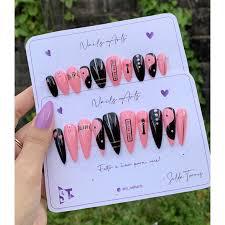 UNHAS POSTICAS BLACK PINK