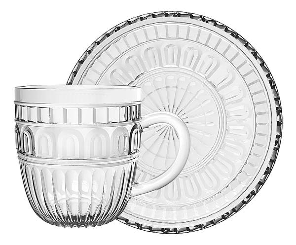 XICARA CAFE TUUT 100ML VIDRO C/PIRES