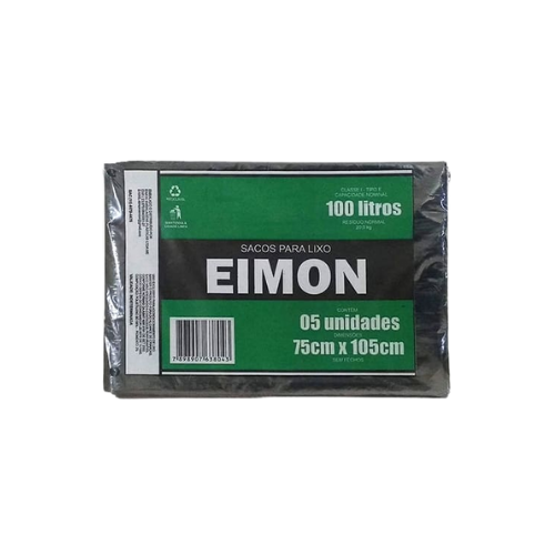 SACO DE LIXO EIMON 100L PC5UN