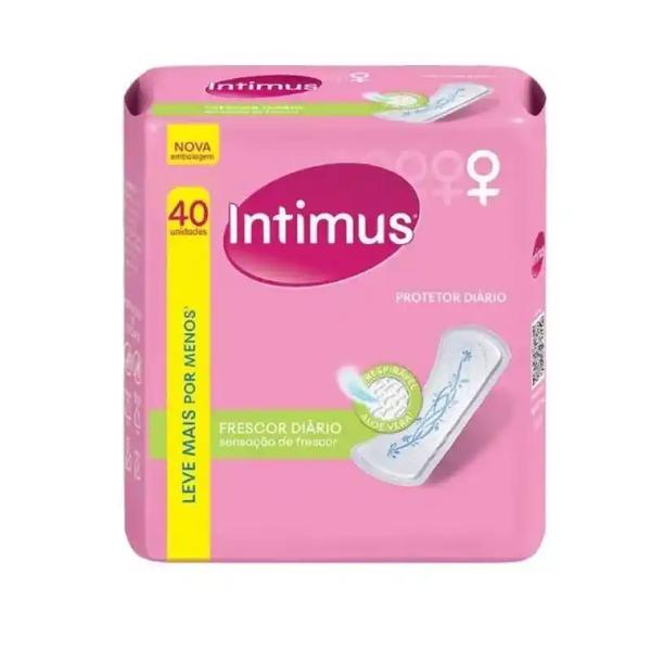 ABSORVENTE INTIMUS PROTETOR FRESCOR DIARIO 40UN