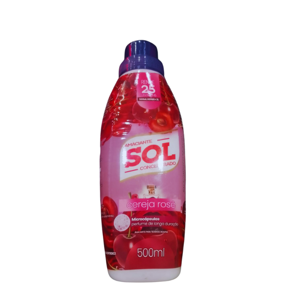 AMACIANTE CONCENTRADO SOL 500ML CEREJA ROSE