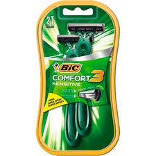APARELHO BARBEAR BIC COMFORT3 2X1 VERDE