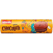 BISCOITO ADORALLE RECHEADO CHOCOLATE 100GR un