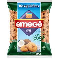 BISCOITO EMEGE ROSQUINHA 600GR COCO 600 un