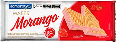 BISCOITO ITAMARATY WAFER 80G MORANGO