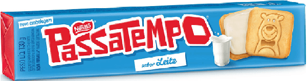 BISCOITO PASSATEMPO RECHEADO LEITE 130G