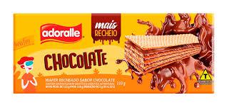 BISCOITO WAFFER ADORALLE CHOCOLATE 90G un